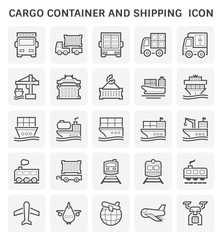 cargo container icon