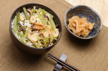 山菜ご飯