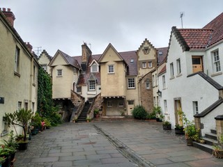 Fototapeta na wymiar A rainy day in Edinburgh (Scotland)