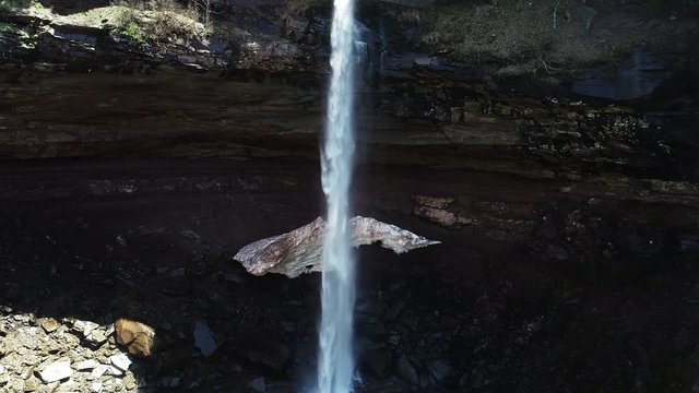 Kaaterskill Falls in Catskill Mountains, aerial