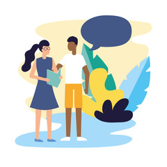 people talking bubble