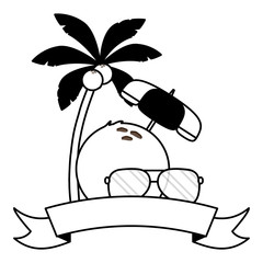 summer time holiday poster