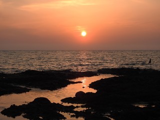 能登半島の夕景