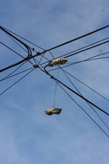 Cables con zapatillas