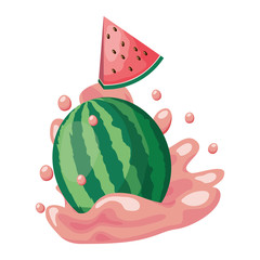 tropical fruits design