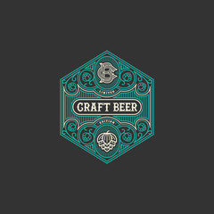 Beer label design
