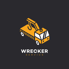 Wrecker service logo