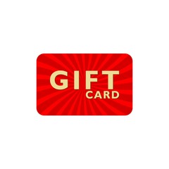 Gift card, Shopping gift card flat icon