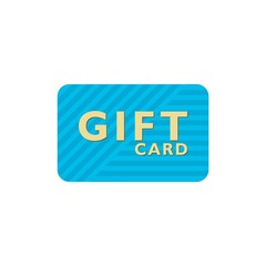 Gift card, Shopping gift card flat icon