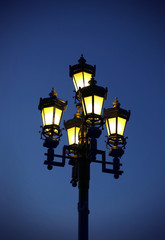 Fototapeta na wymiar Vintage street light