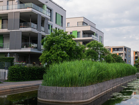 Grüne, ruhige Wohnlandschaft mit Seeanlage  in Innenstadtnähe, Essen im Ruhrgebiet