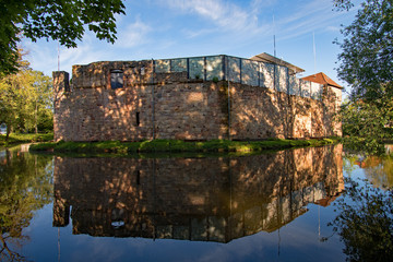 Burg Vilbel in Bad Vilbel in Hessen, Deutschland 