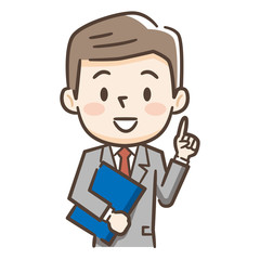 男性　スーツ　ポイント