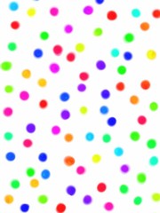 abstract background illustration with colorful circles