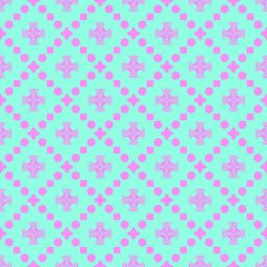 Beauty pastel pattern, color vintage cover design with floral blue and pink ornament