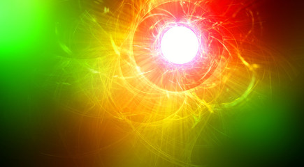 Bright background with beautiful abstract waves.