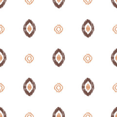 Simple drop shapes seamless background. Vector illustration.