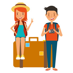 summer time holiday people