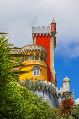 Pena Castle, Sintra, Lisbon District, in Portugal