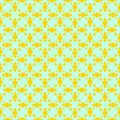 Yellow summer beauty color flat pattern