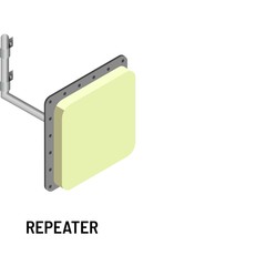 Net signal extender repeater isolated object transmitter
