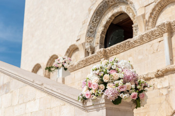 Trani, Flowers of love. Puglia. Italy