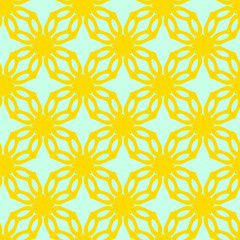 Beauty vintage yellow texture, floral pattern