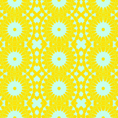 Yellow beauty seamless pattern , spring floral texture