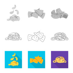 Isolated object of Oktoberfest and bar logo. Collection of Oktoberfest and cooking vector icon for stock.