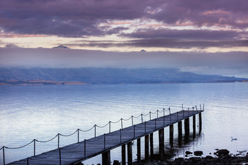 Fototapeta na wymiar Ocean coast in Chile