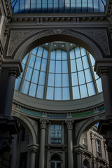 Fototapeta na wymiar Den Haag, Netherlands, , The Passage, LOW ANGLE VIEW OF CEILING OF BUILDING