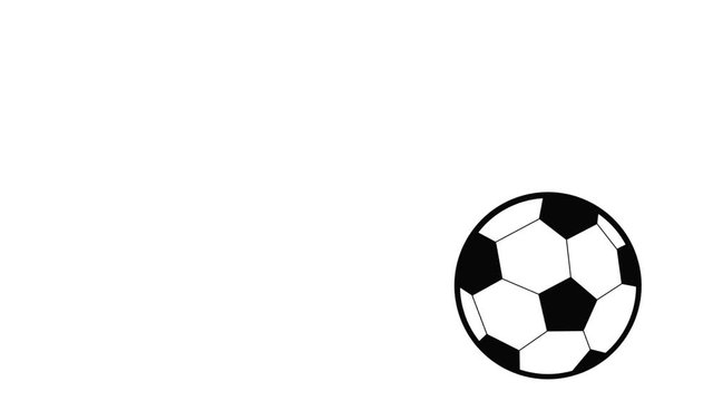 Soccerball on white isolate background