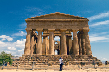 Obraz premium Agrigento (Sicilita), Valle dei Templi