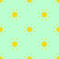 Beautiful spring pastel pattern with floral design