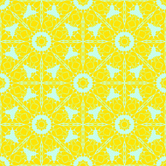 Beautiful spring pastel pattern with floral design