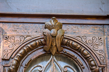 Beautiful wooden door