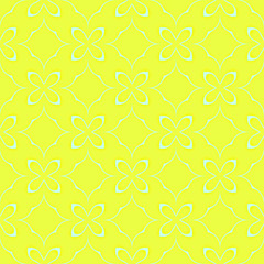 Spring yellow geometric abstract pattern