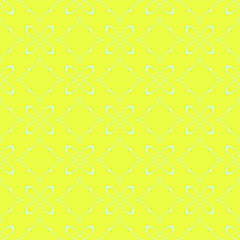 Spring yellow geometric abstract pattern