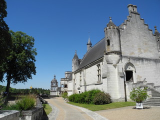 Fototapeta na wymiar Schloss in Loches, Frankreich