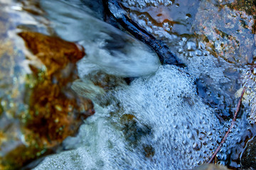 Natural flowing water