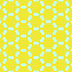 Yellow beautiful floral pattern , spring texture