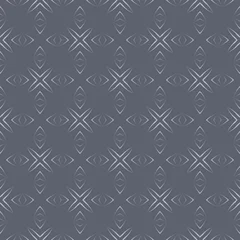Kissenbezug Grey geometric pattern with abstract form © AnaMaria