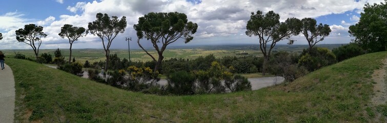 Andria - Foto panoramica da Castel del Monte