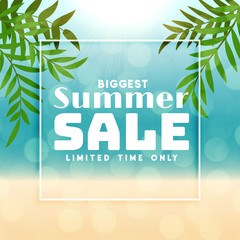 biggest summer sale background design
