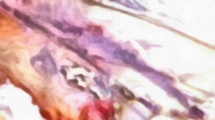 Fototapeta premium Beauty colorful watercolor background in fantasy style. Paint in water on paper creative pattern. Abstract splashes.