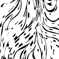 Obraz premium Brush grunge pattern. White and black vector.