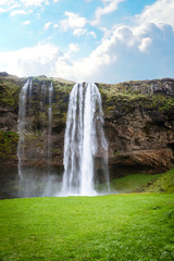 Seljalandsfoss waterfall in Iceland