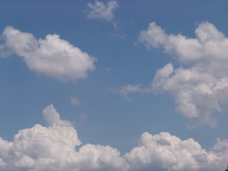 blue sky with clouds