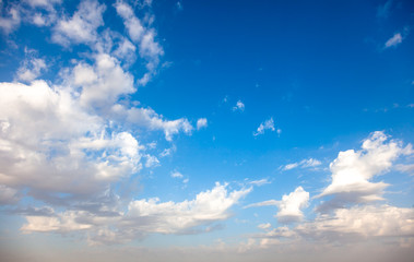 Fototapeta premium Clouds against the blue sky