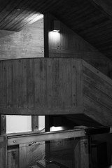 Inside the Hayward Gallery at the Southbank, London